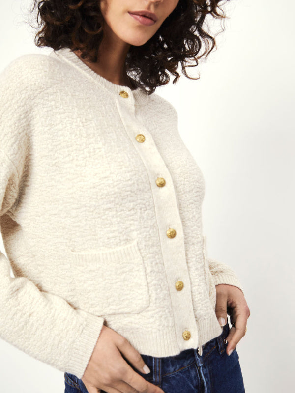 D6Nio fancy boucle cardigan