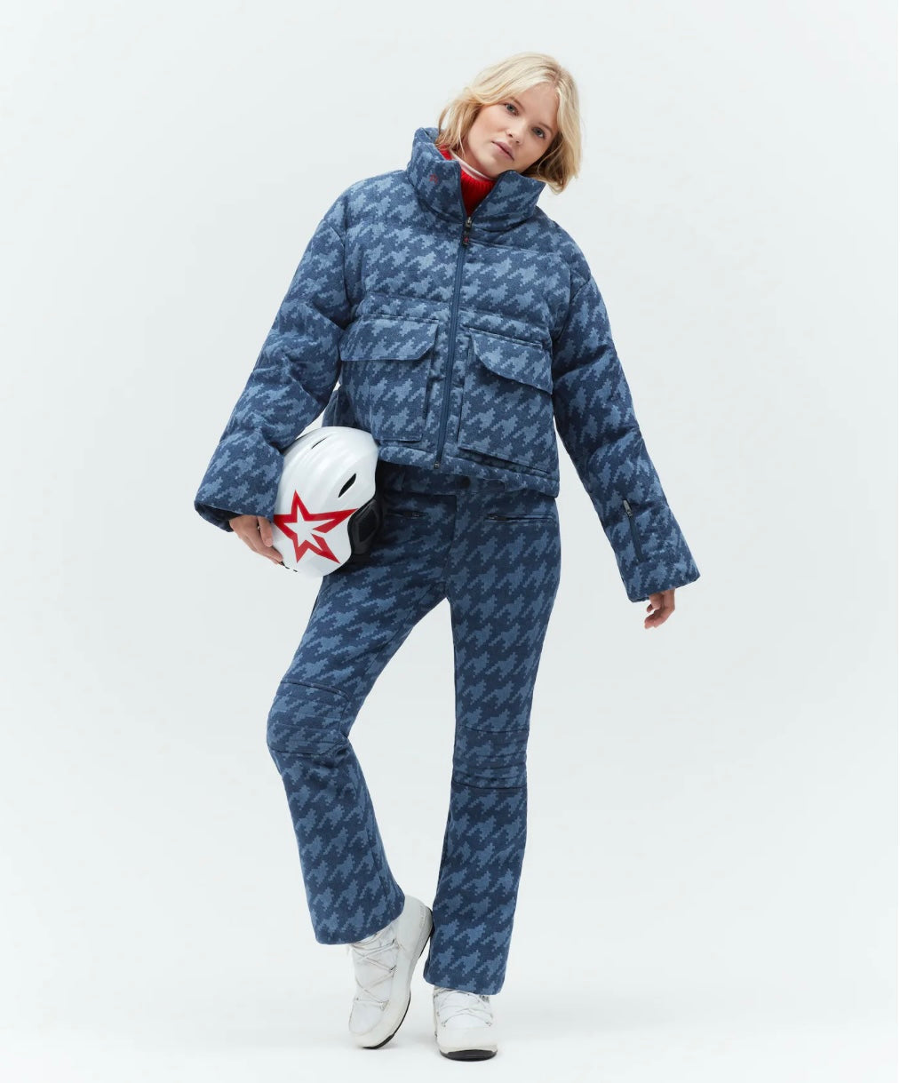 Aurora denim flare ski pant