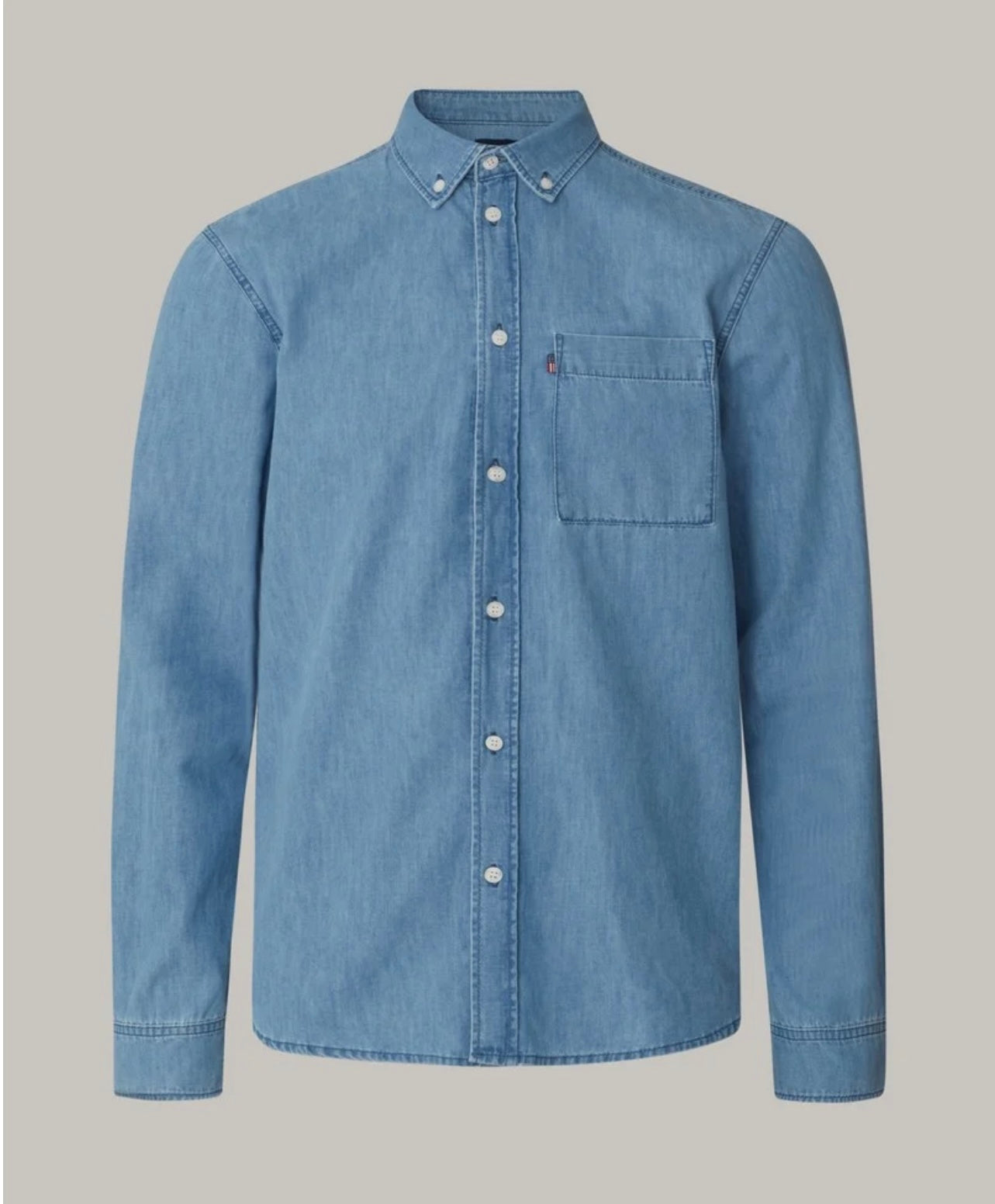 August denim shirt