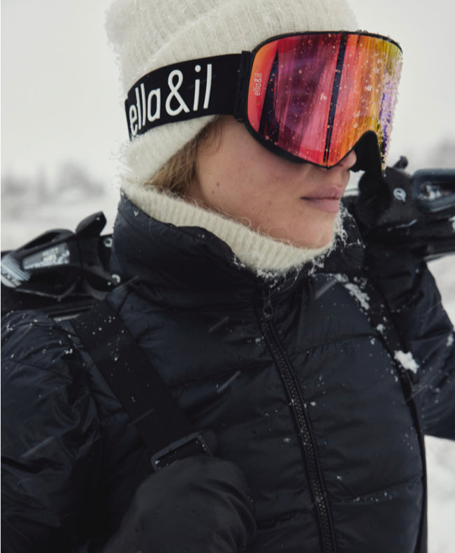 Ella's ski goggles