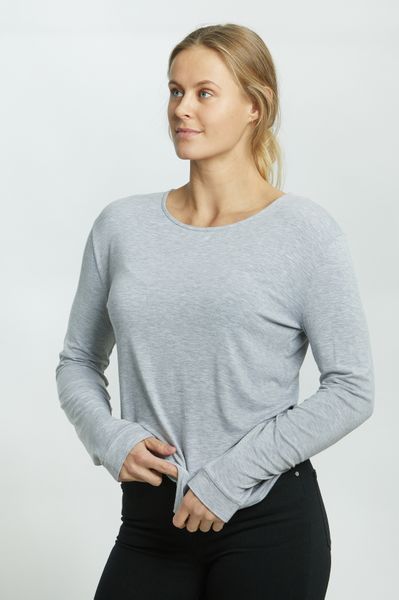 Lisa LS Sweather, Lys Grå