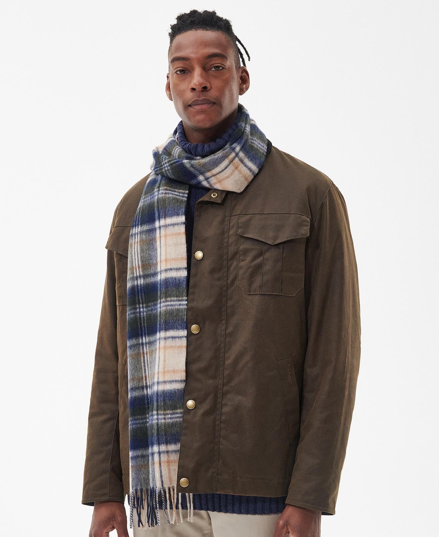 Barbour new check scarf