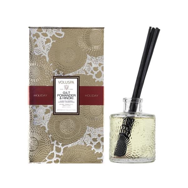 Reed Diffuser 100ml, Gilt Pomander & Hinoki