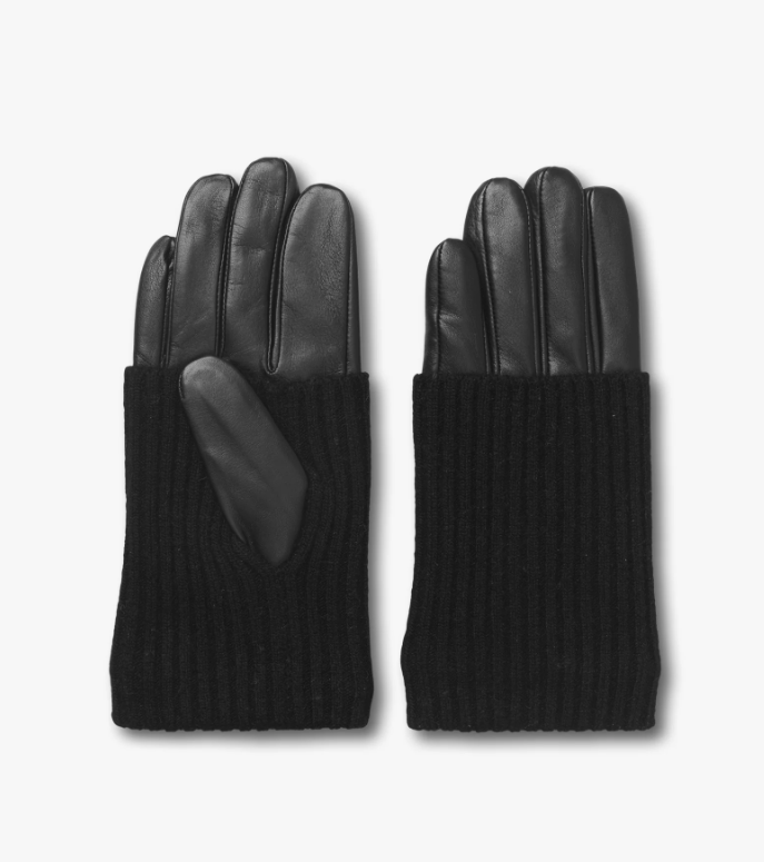 Day leather knit glove