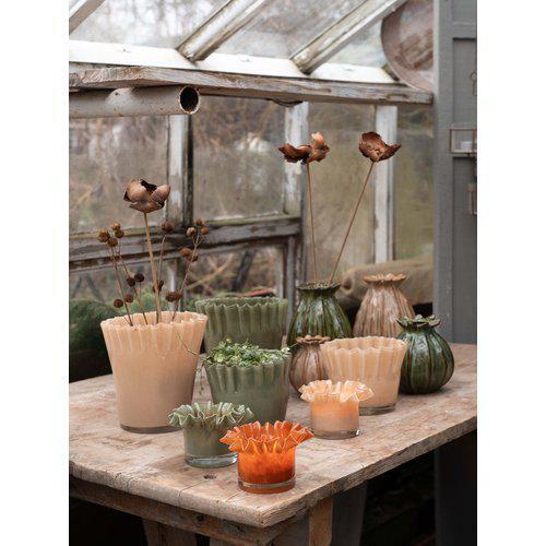 Edwina Lyslykt Orange