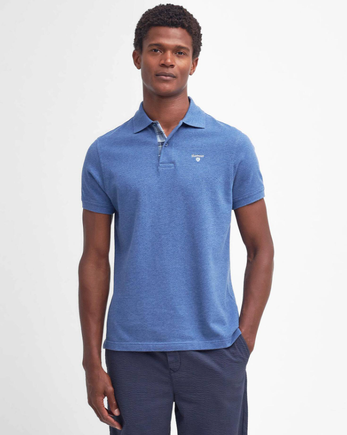 Tartan pique Polo Shirt