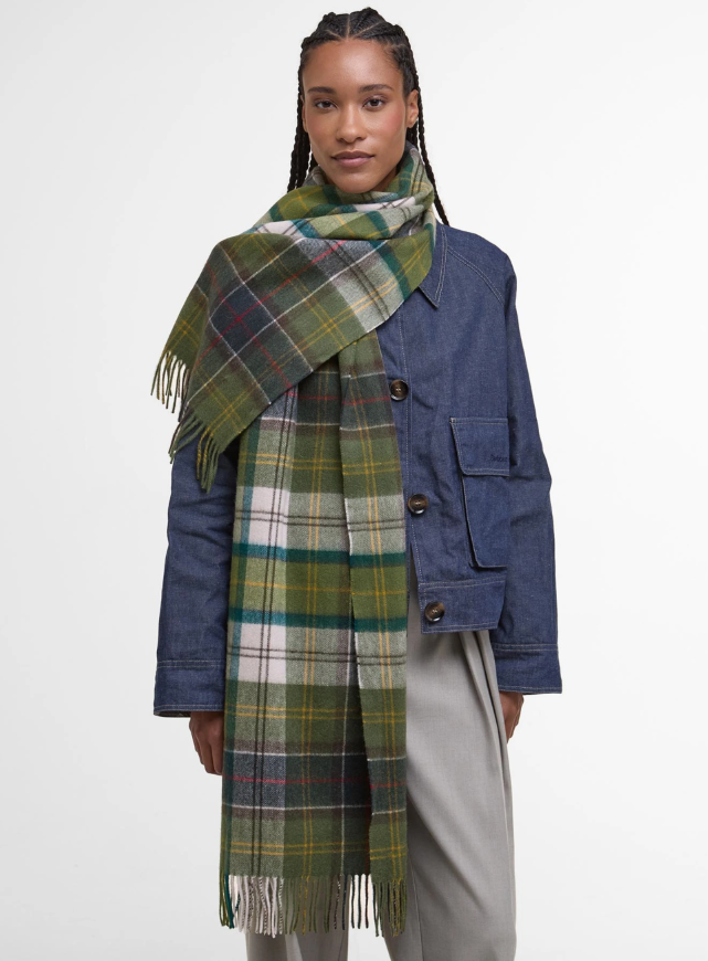 Serena tartan scarf