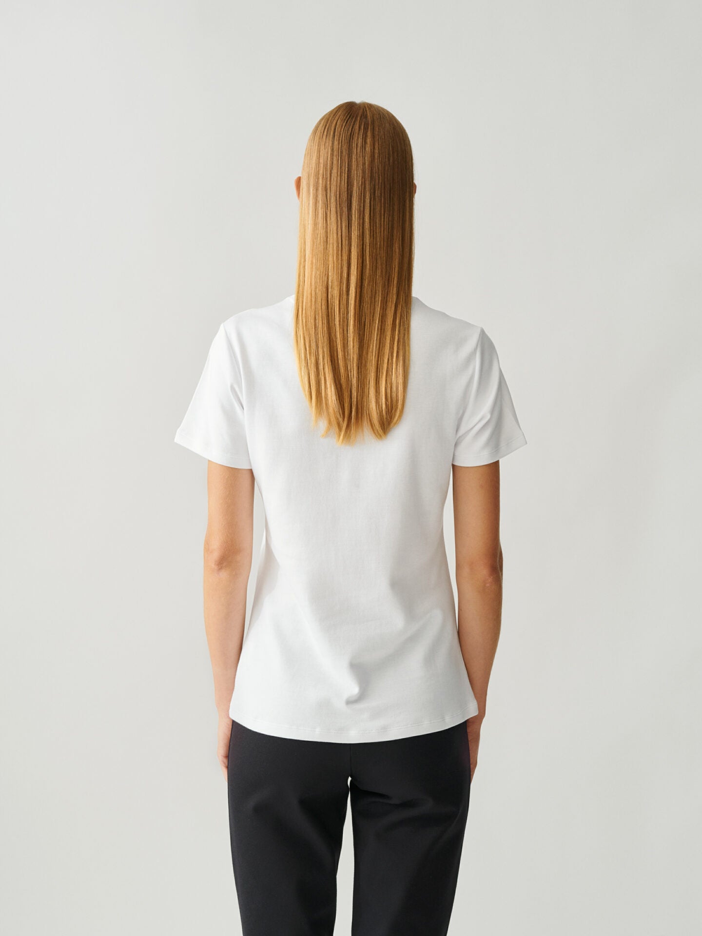 Roundneck Cotton Jersey Tee