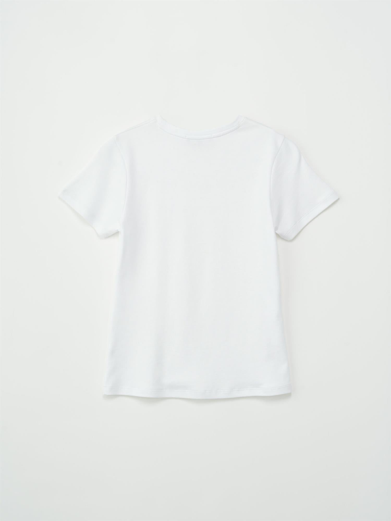 Roundneck Cotton Jersey Tee