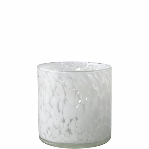 Layla lysglass d12 h12 cm white