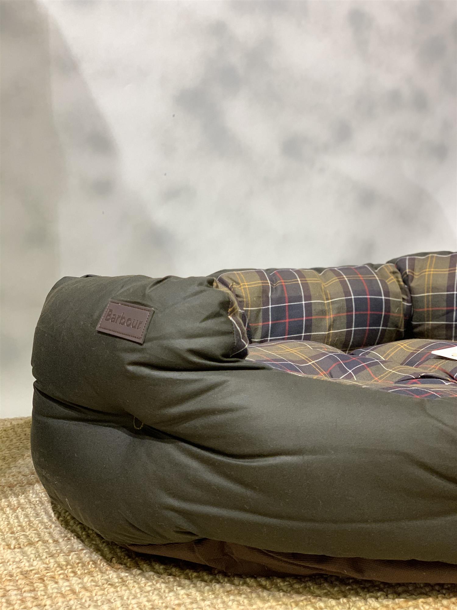 Cotton Dog bed classic tartan 35