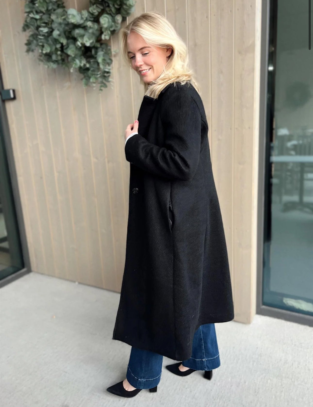 Long wool coat