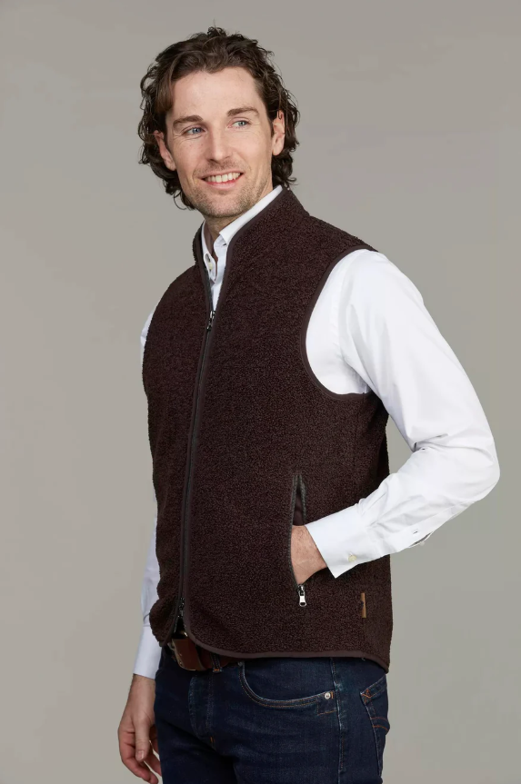 Pile fleece vest