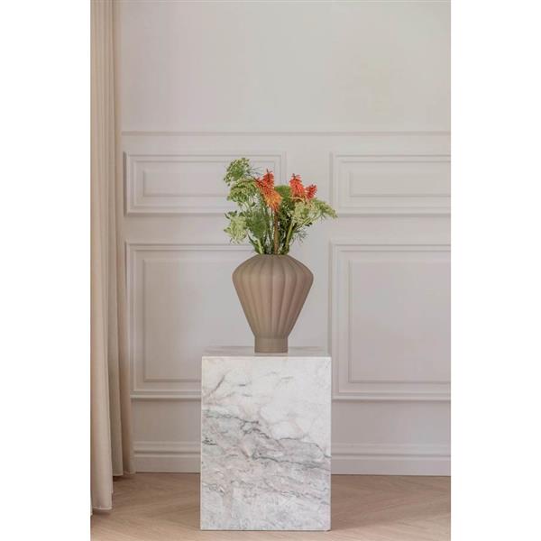 Evelyn Ceramic Vase Brown