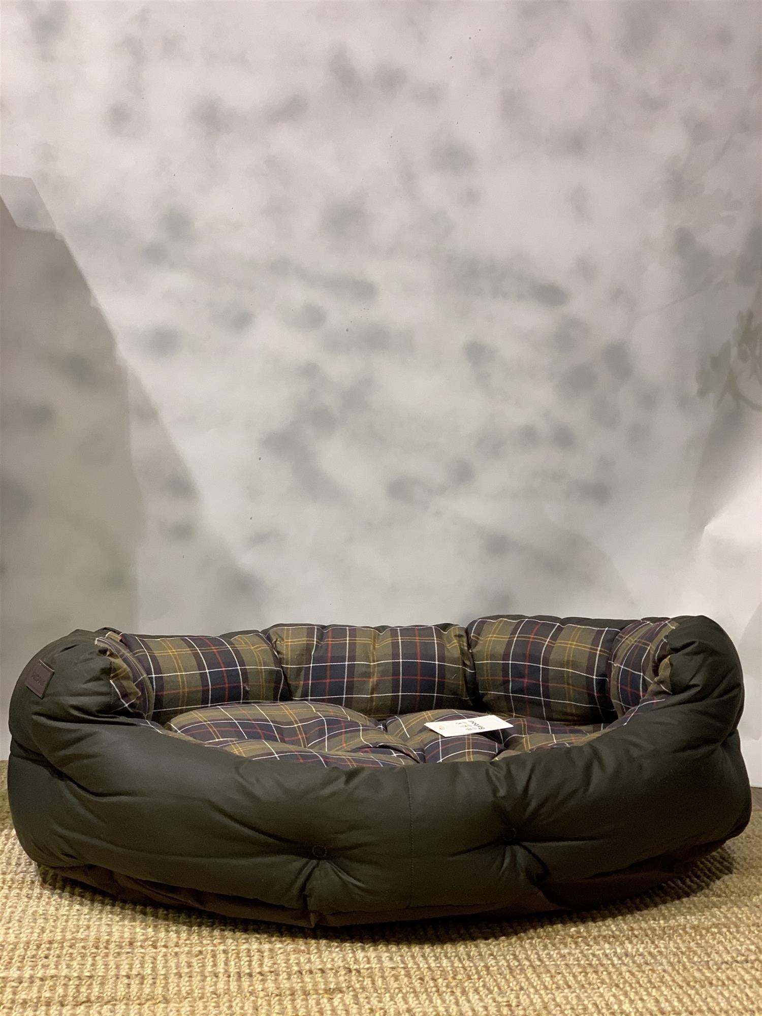 Cotton Dog bed classic tartan 35