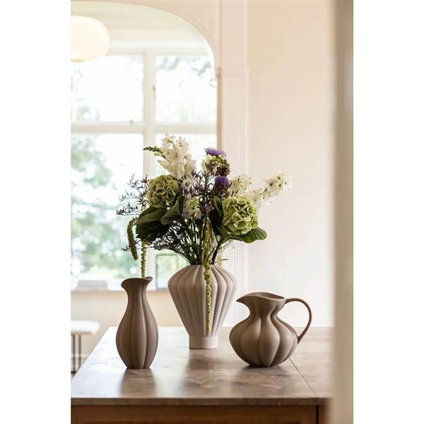 Evelyn Ceramic Vase Brown