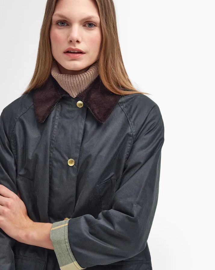 Long Beadnell Waxed Jacket