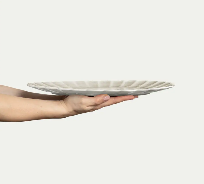 Oyster fat 35x30cm, Sand