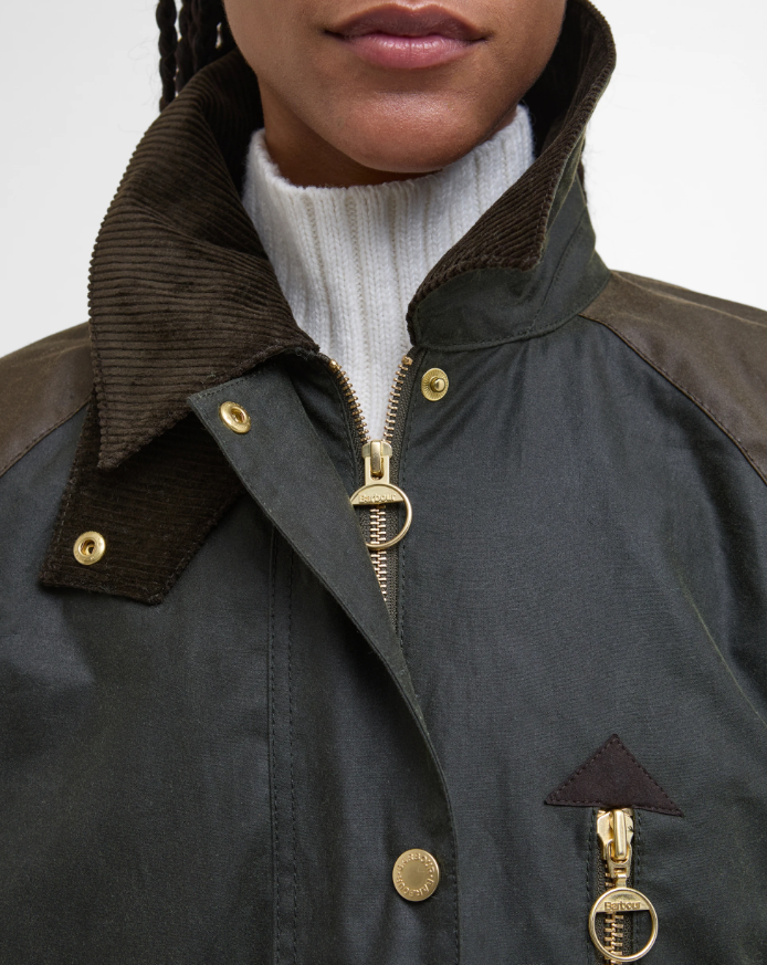 Evette wax jacket