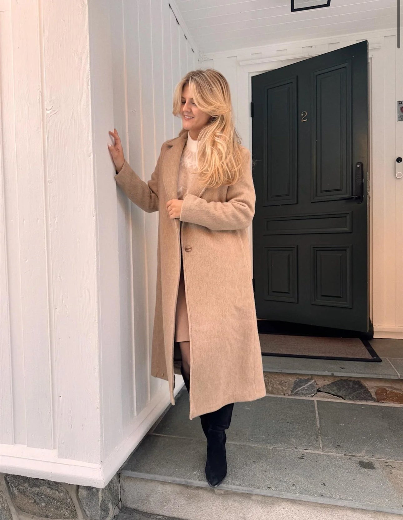 Long wool coat