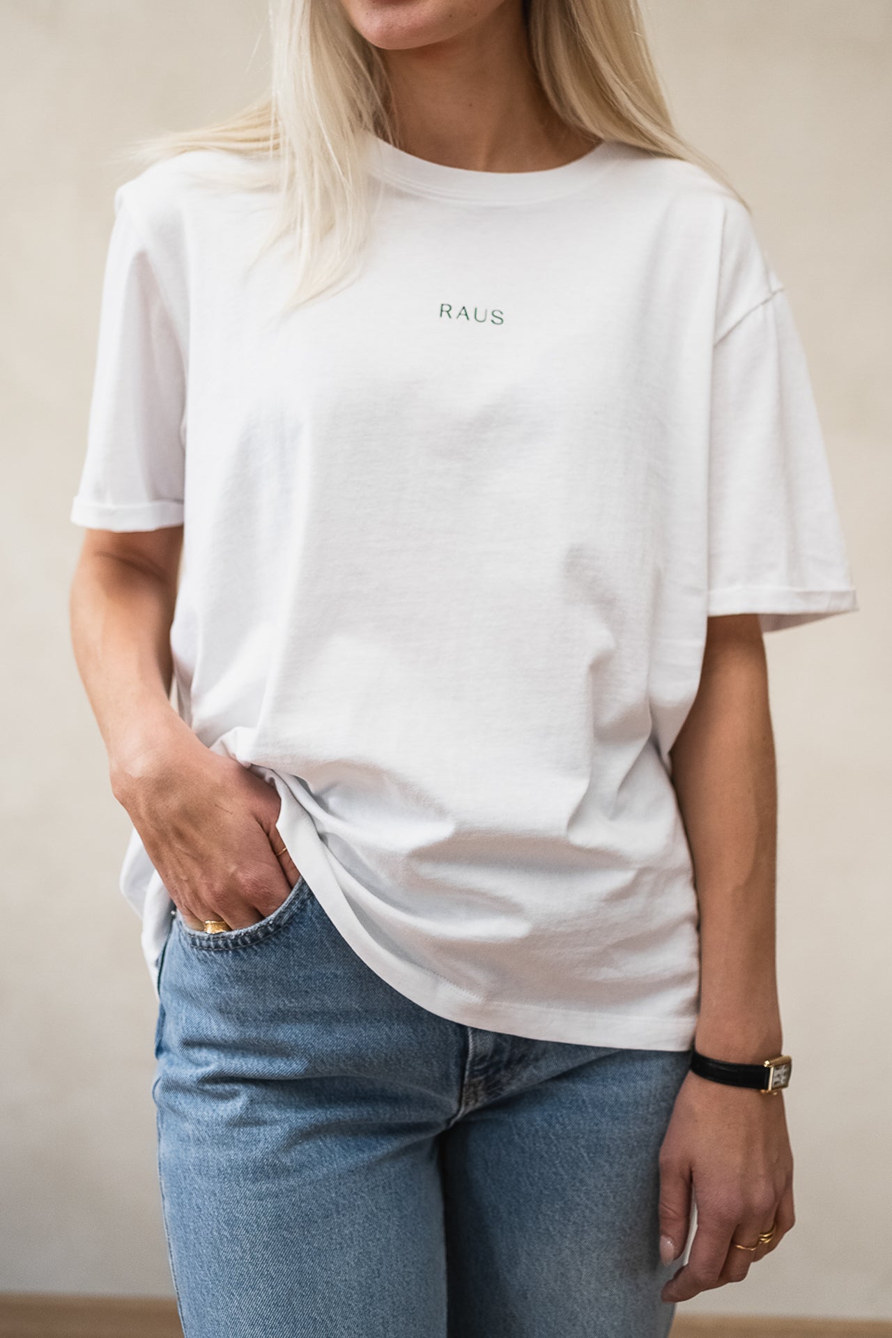 RAUSLinn logo tee