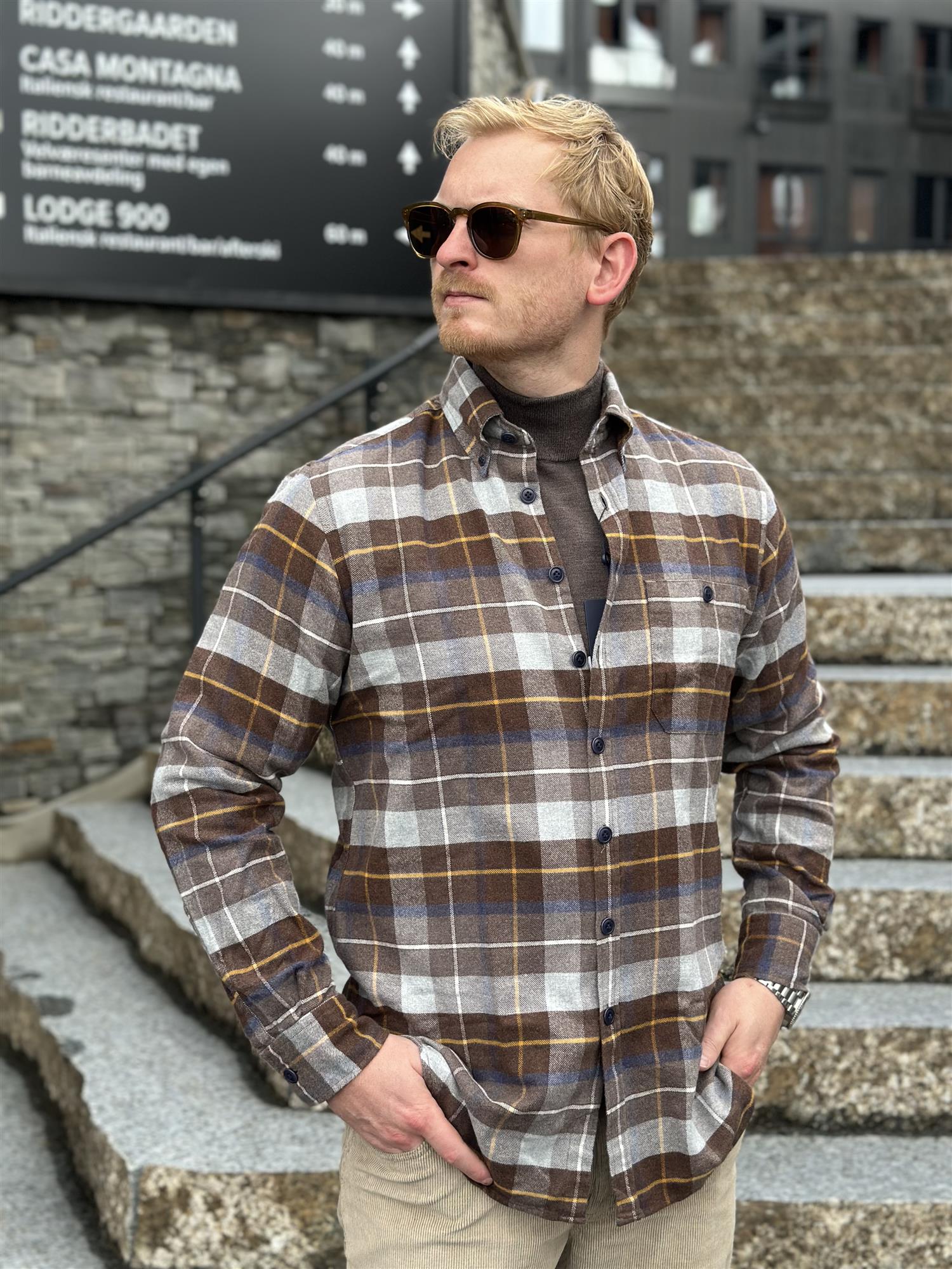 Lumberjack check flanel