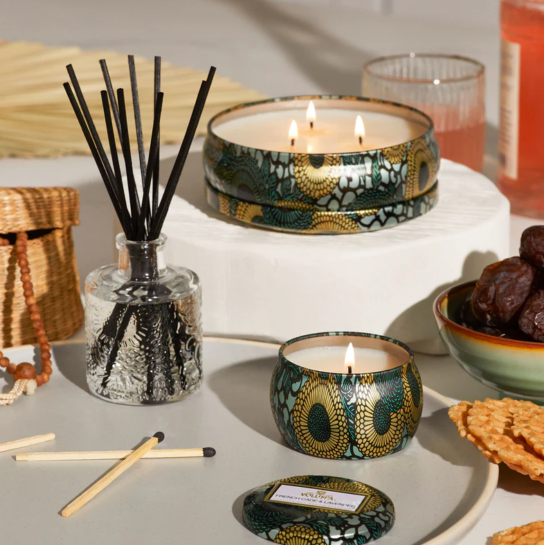 Mini tin candle, French Cade Lavender