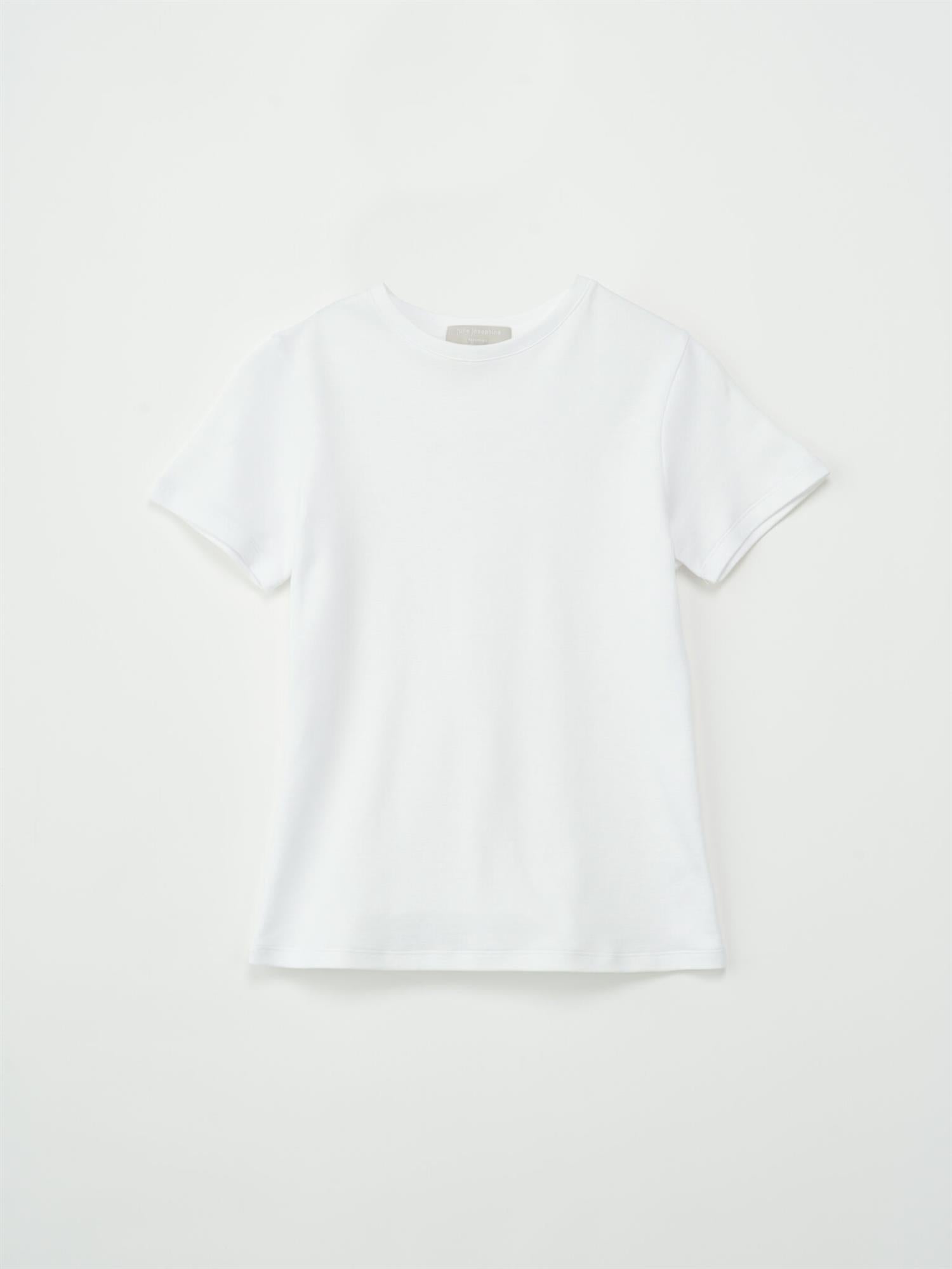 Roundneck Cotton Jersey Tee