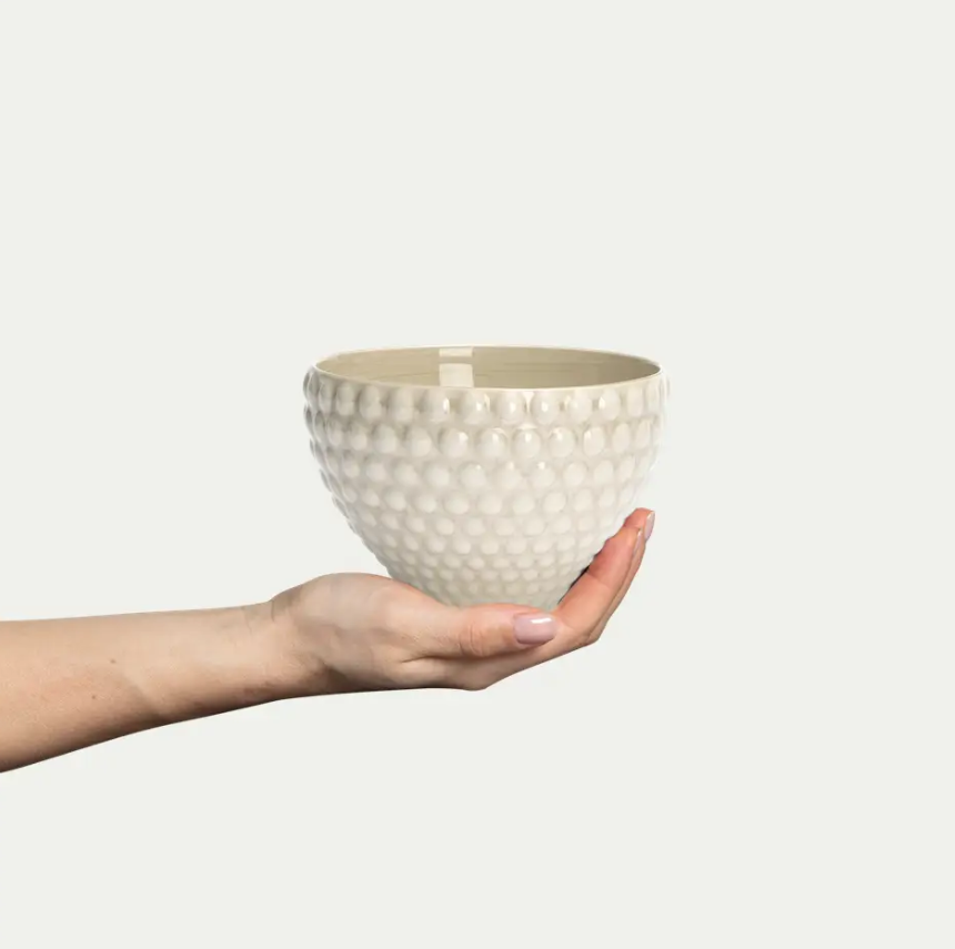 Bubbles skål 13cm, sand