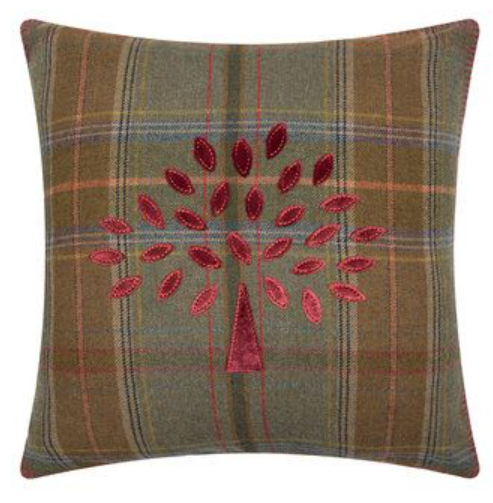 Mulberry Home - Mulberry Tree Plaid Cushion