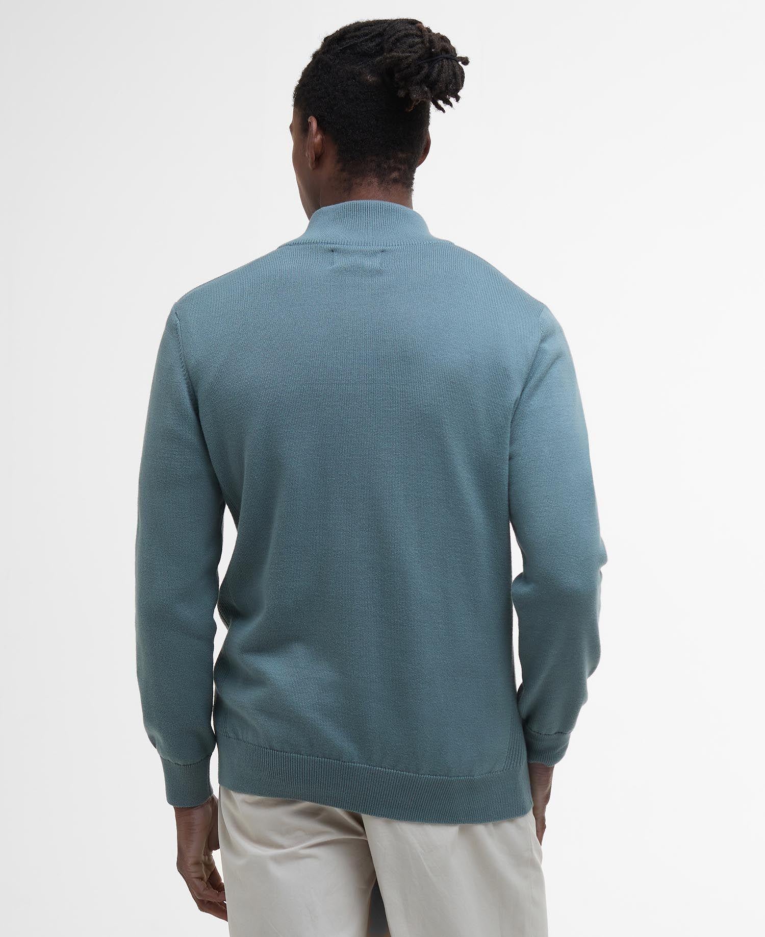 Cotton half zip