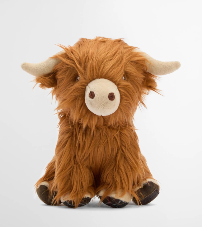 Dog highland cow toy