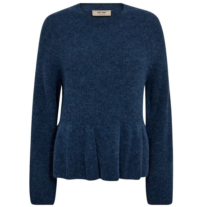 MMThora O-Neck Frill Knit