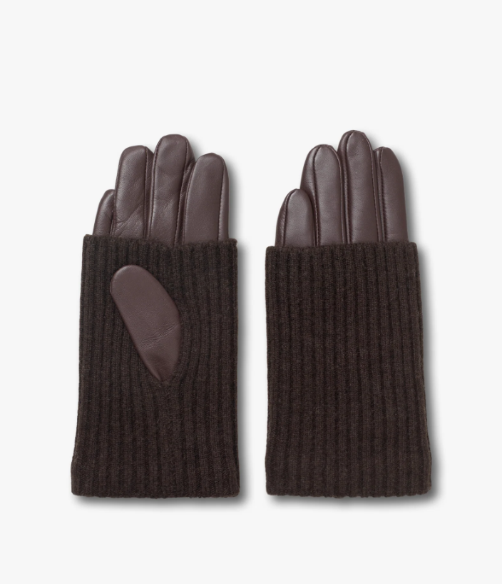 Day leather knit glove