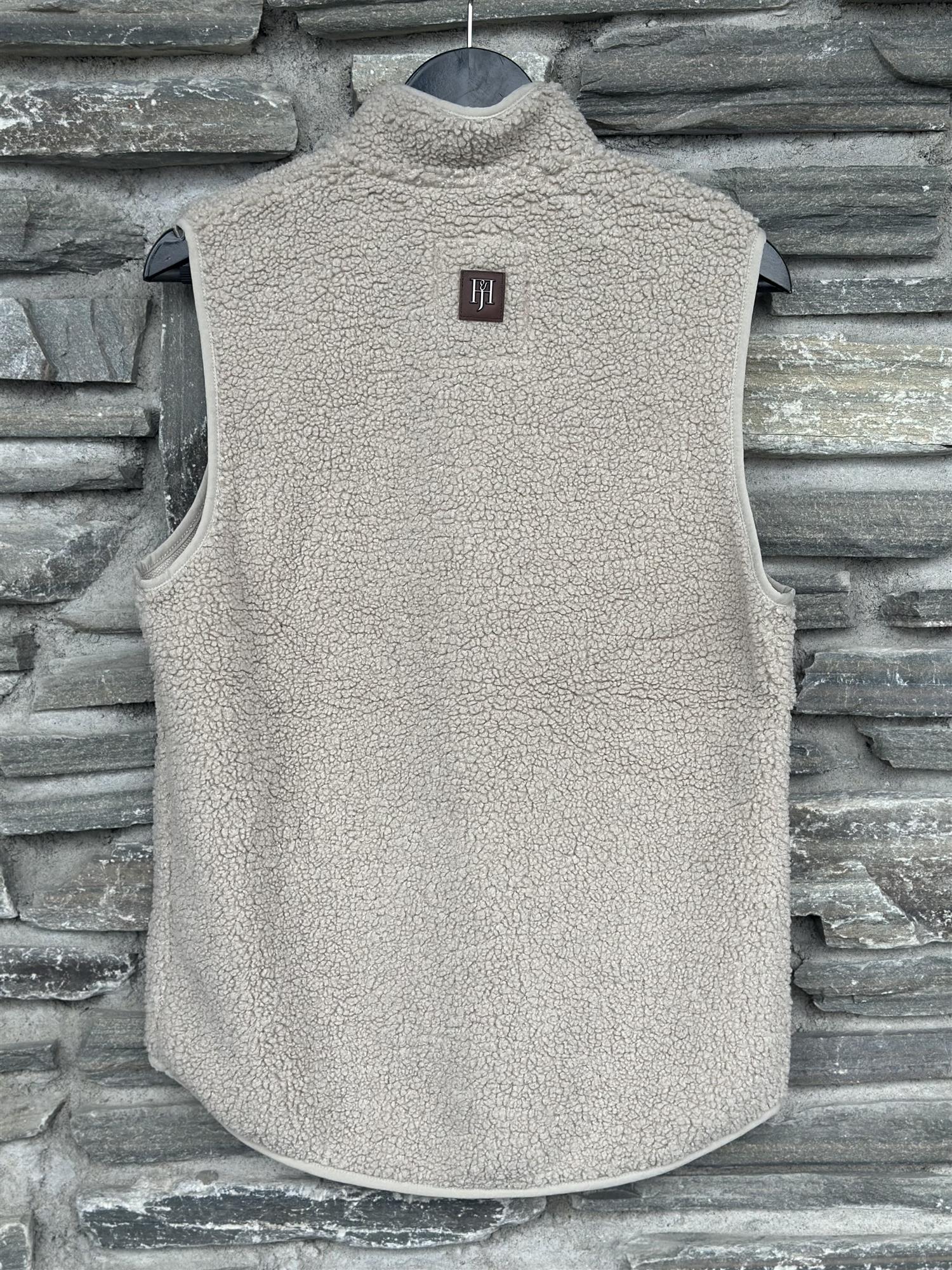 Pile fleece vest
