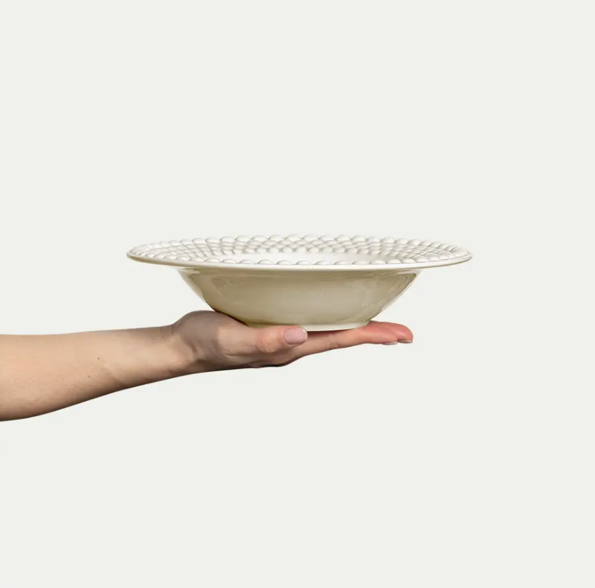 Bubbles Suppetallerken 25cm, sand