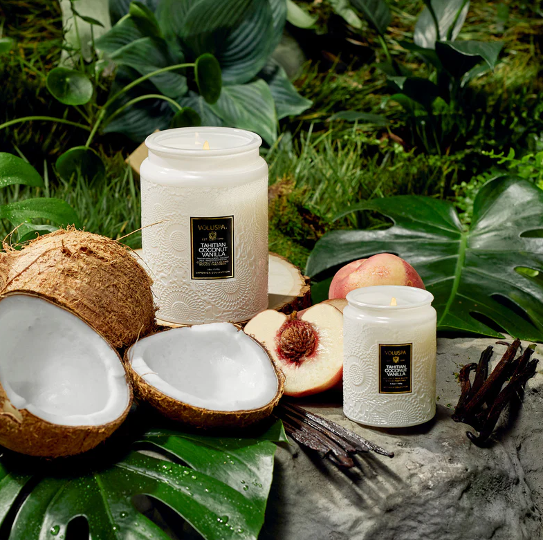 Small Jar Candle, Tahitian Coconut Vanilla