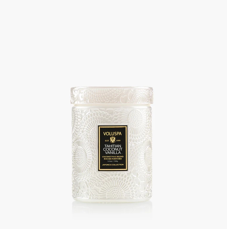 Small Jar Candle, Tahitian Coconut Vanilla