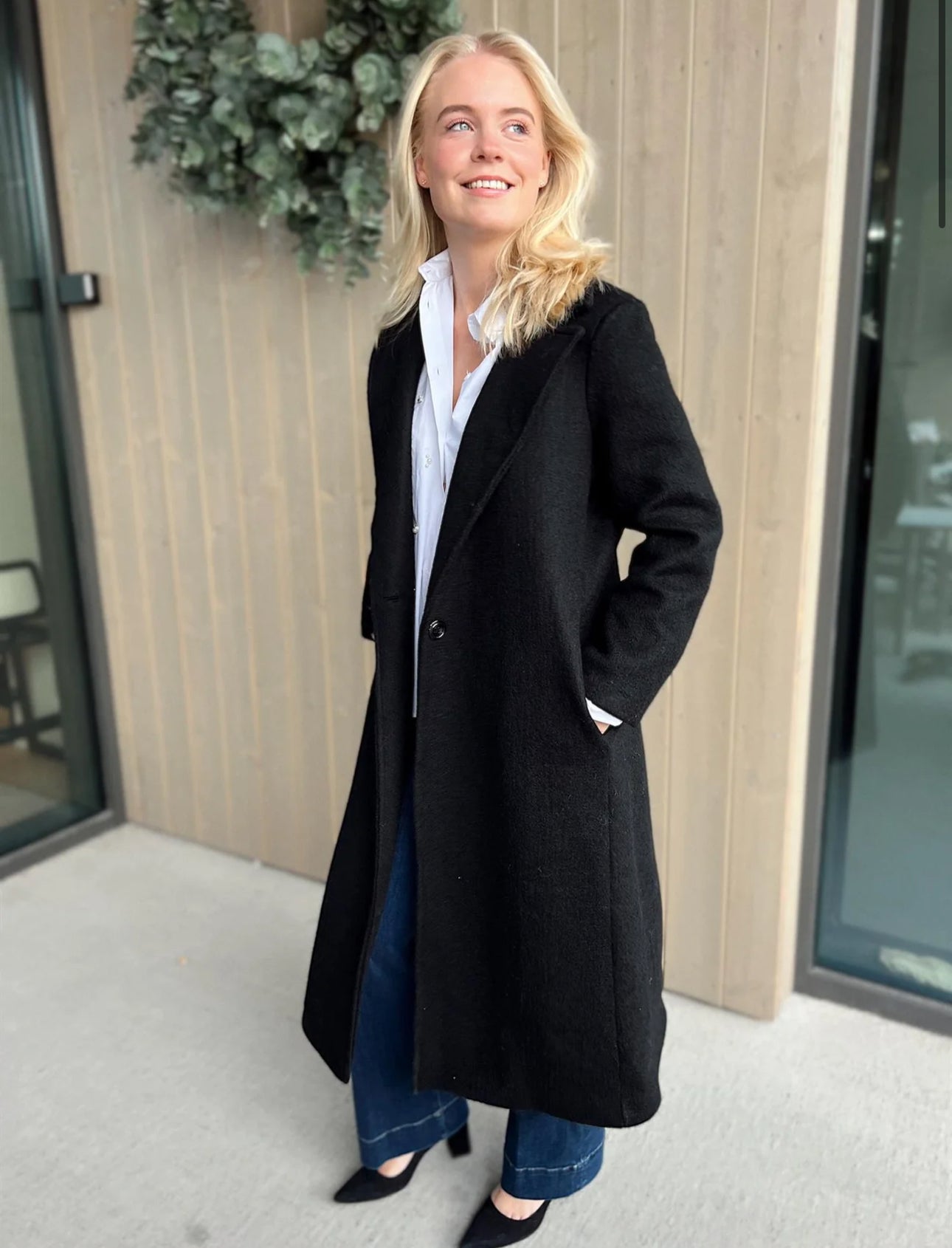 Long wool coat