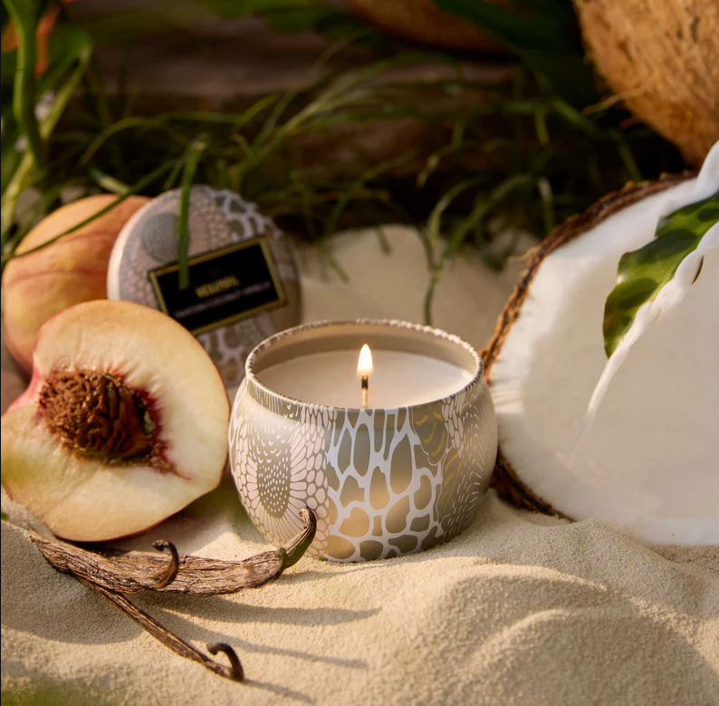 Mini tin candle, Tahitian Coconut Vanilla