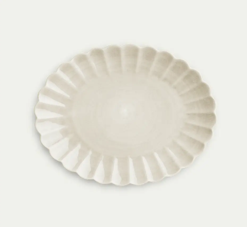 Oyster fat 35x30cm, Sand