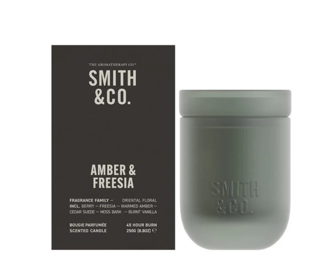 Amber & Freesia - Scented Candle 250g