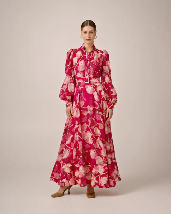 Viscose Belt Dress
