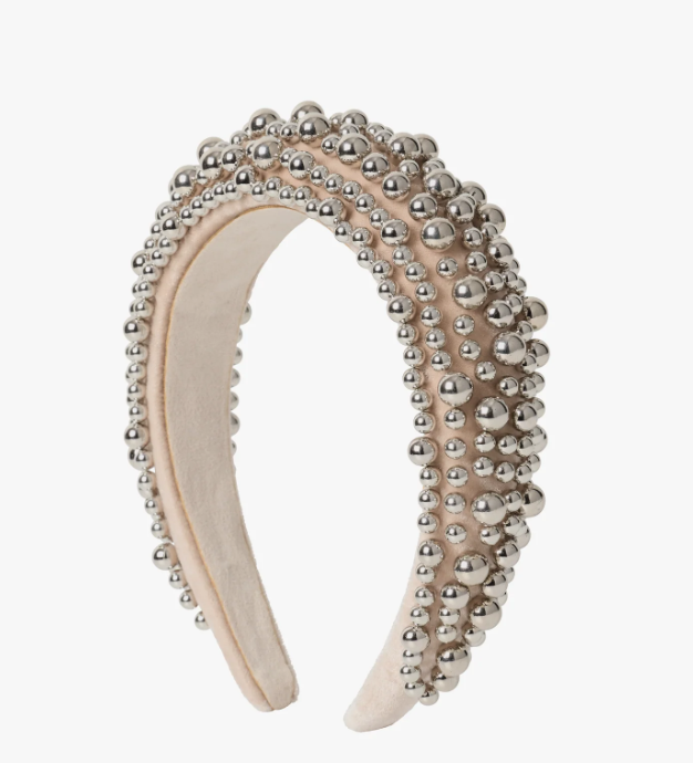 DAY beaded chrome hair band
