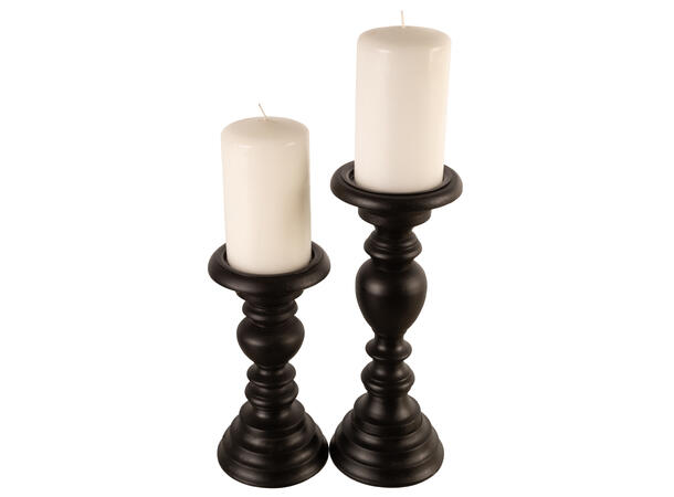 Lysestake Tre Sort 27cm