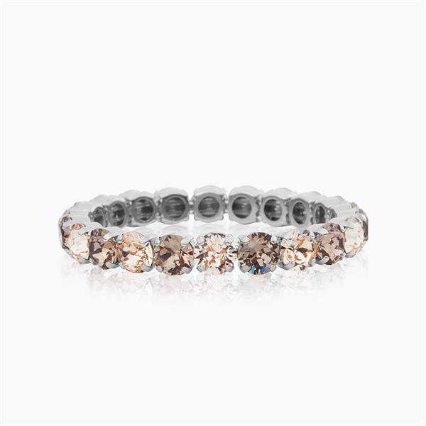 Gia Stud bracelet Rhodium