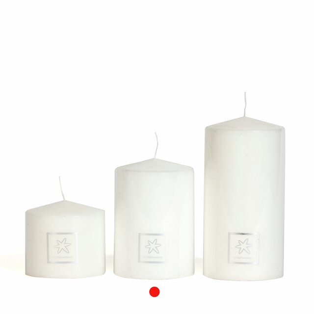 Lyktelys 9,7x14 White