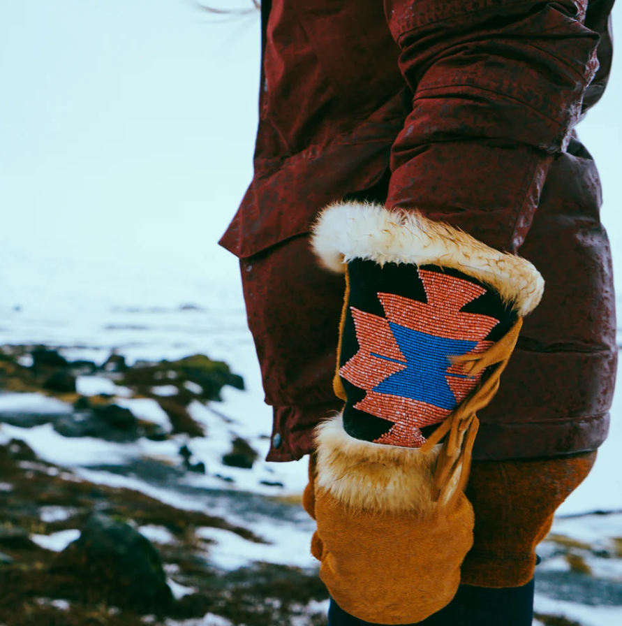 Dias Leather Mittens- M