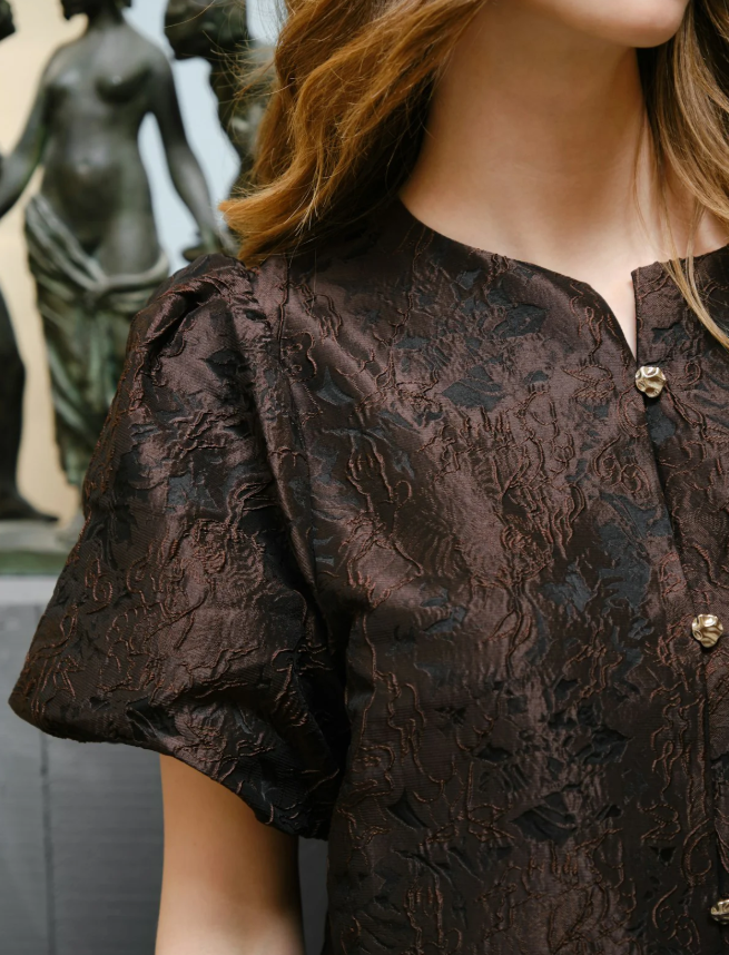 Aisa Brocade Blouse