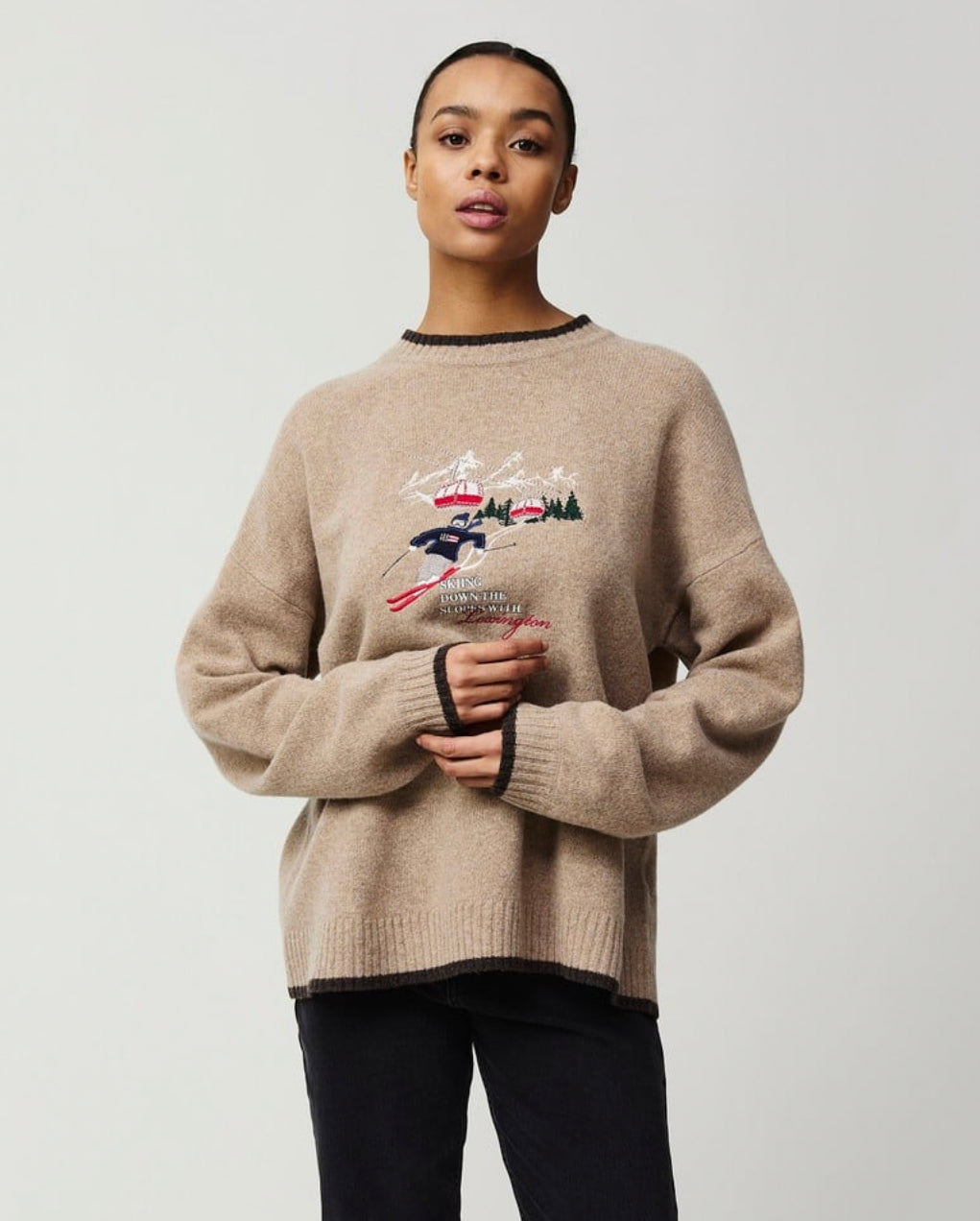 Brianna Merino Wool Holiday Sweater